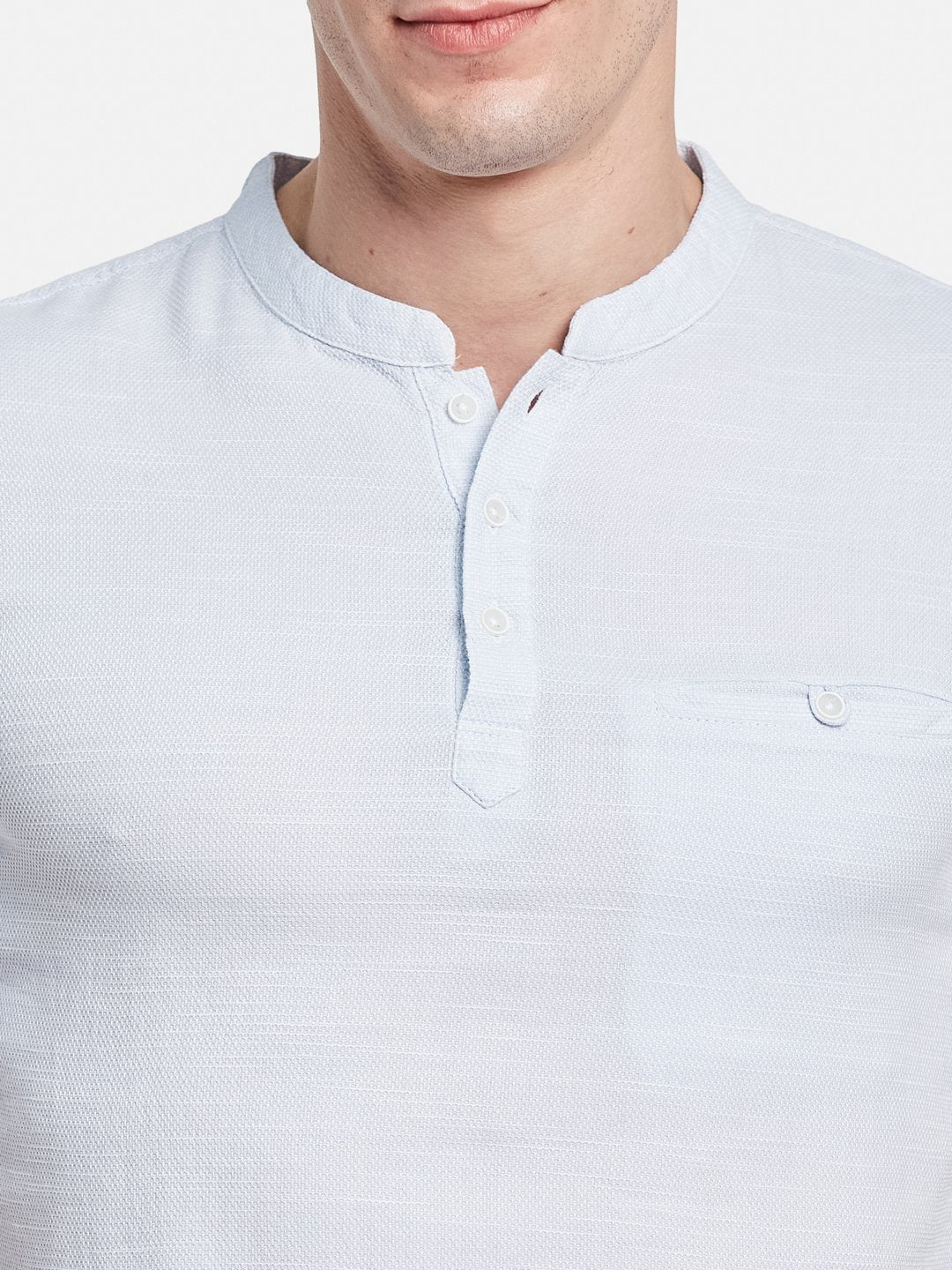 Octave Men Mandarin Collar T-shirt