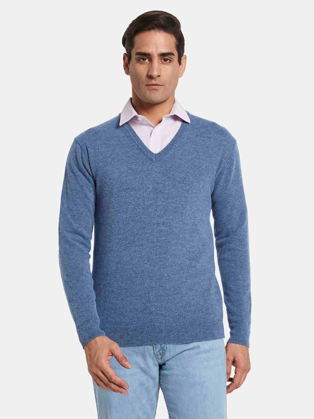 METTLE Men Woollen Pullover
