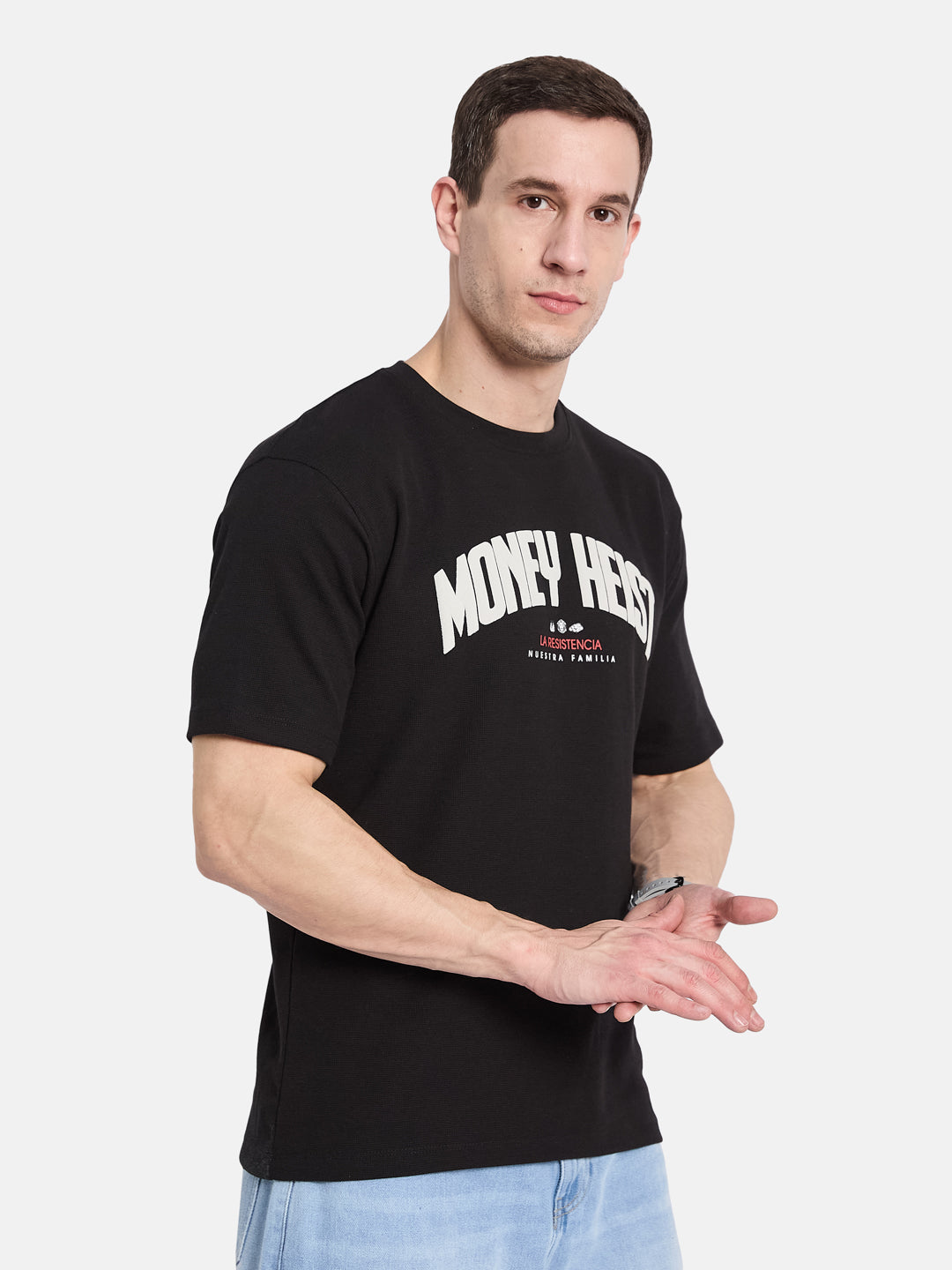 Octave Men Printed T-shirt