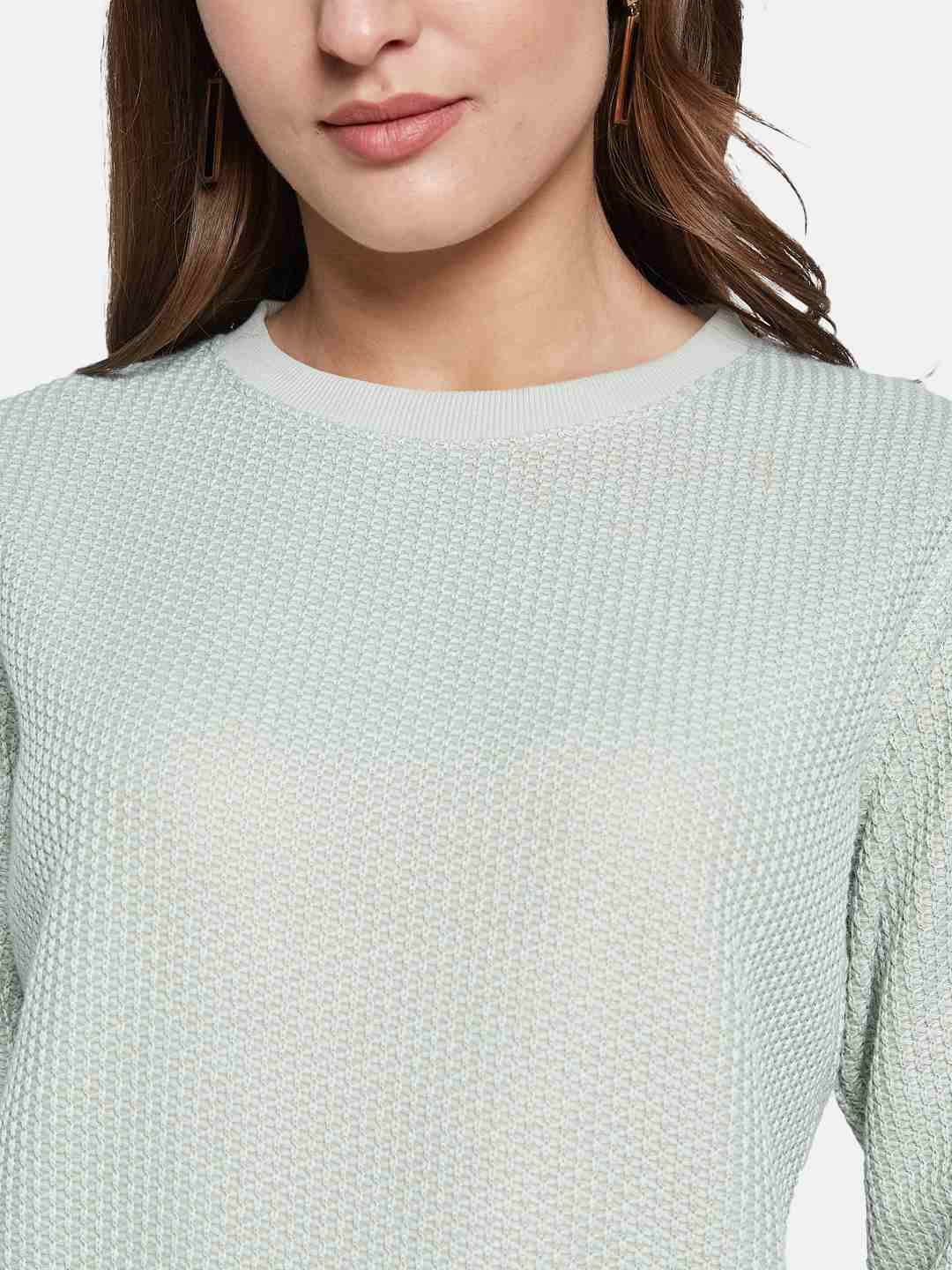 METTLE Women Round Neck Regular Sweatshirt