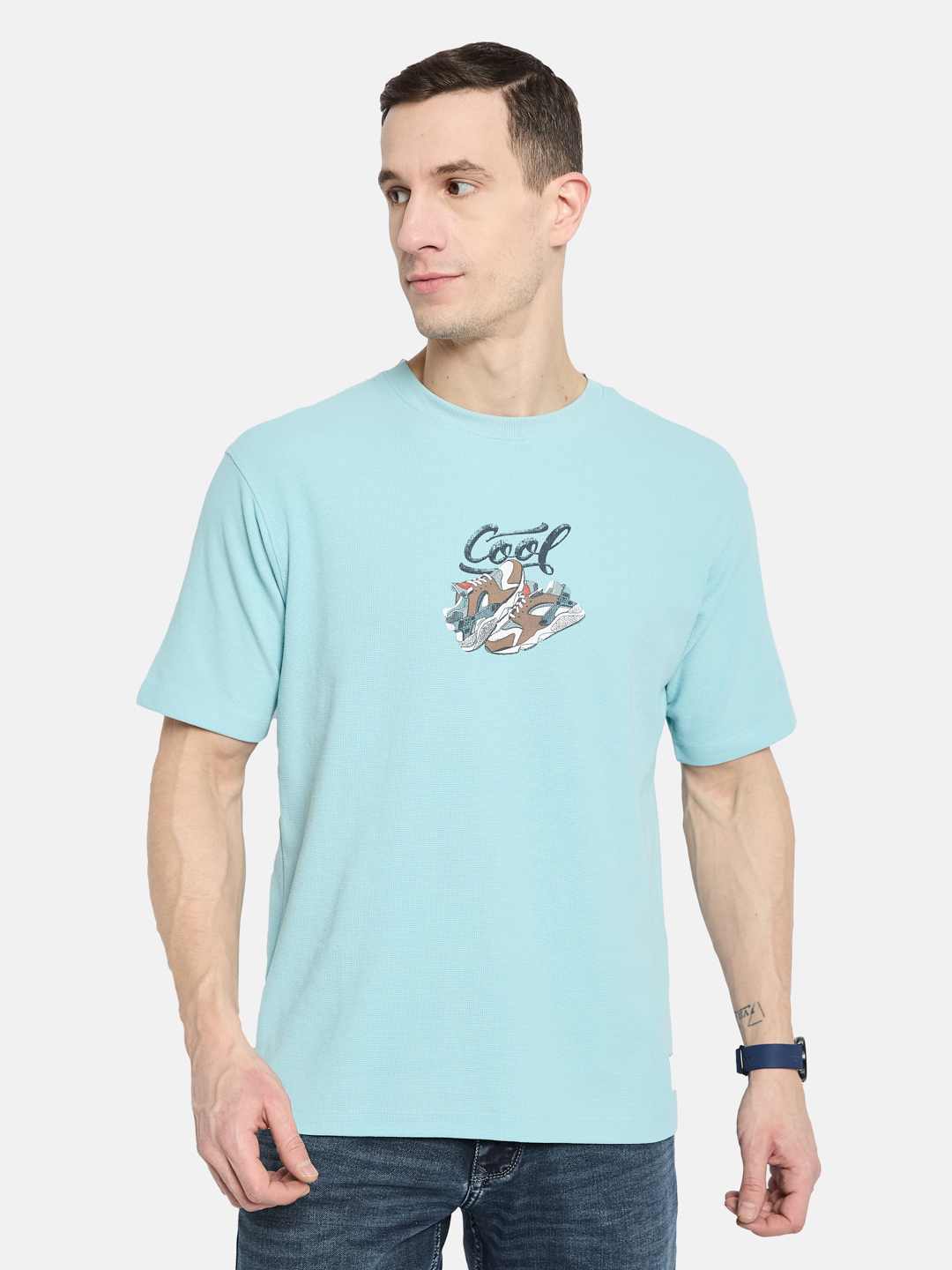 Octave Men Printed T-shirt