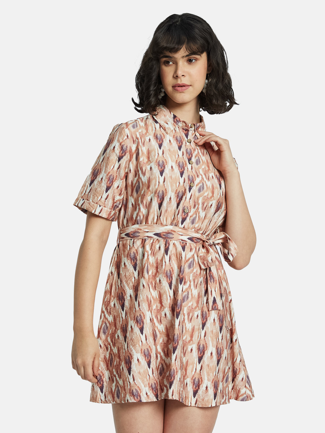 METTLE Floral Fit & Flare Dress