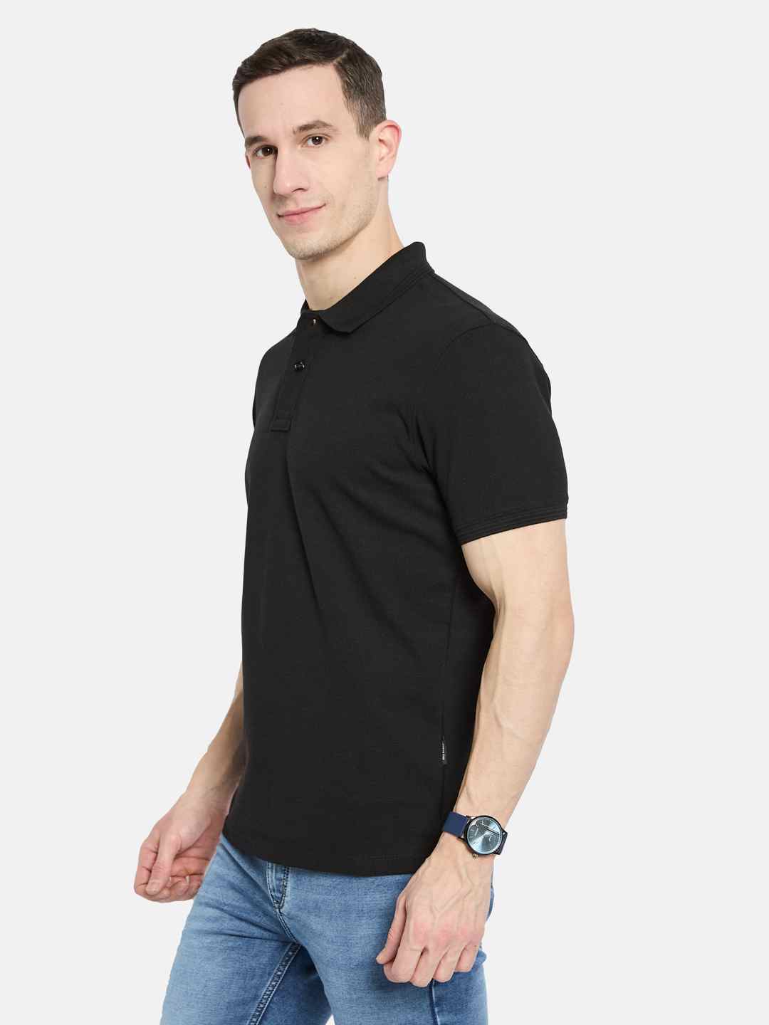 Octave Men Polo Collar T-shirt