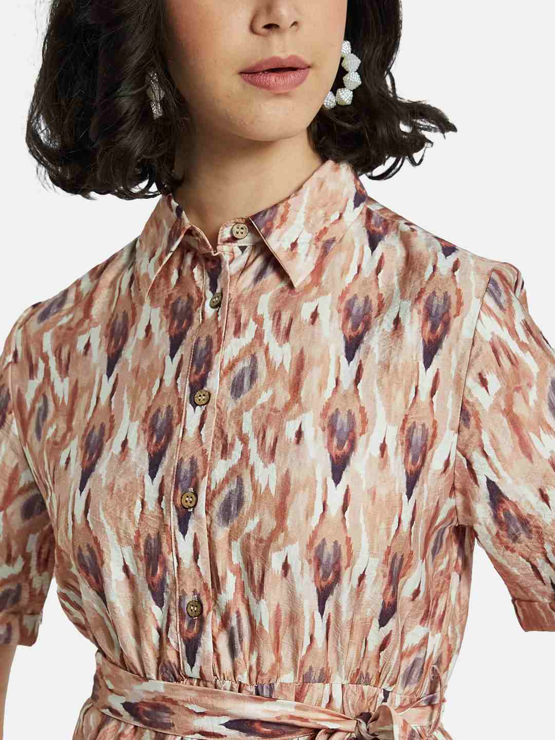 METTLE Floral Fit & Flare Dress