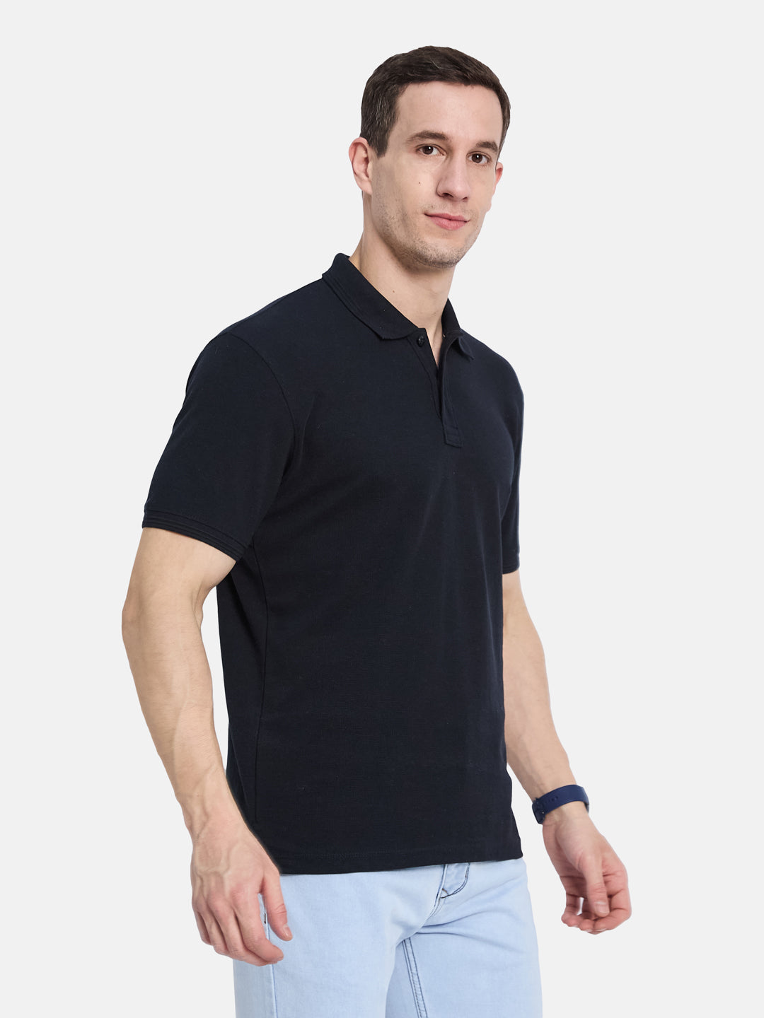 Octave Men Polo Collar T-shirt