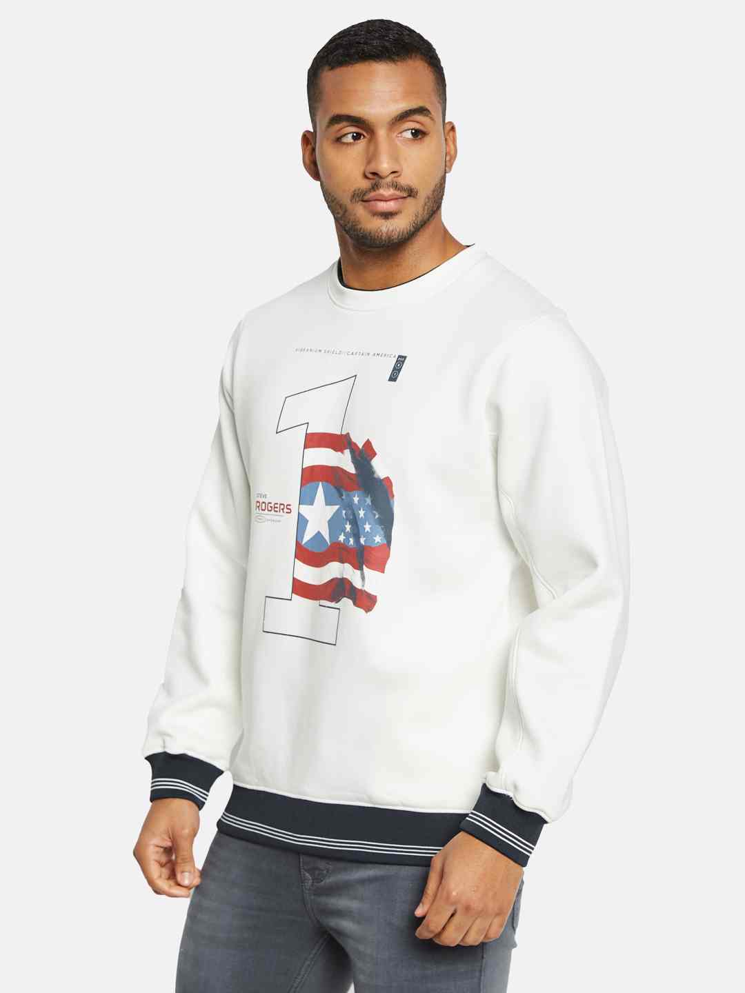 Octave Men Printed Sweatshirt