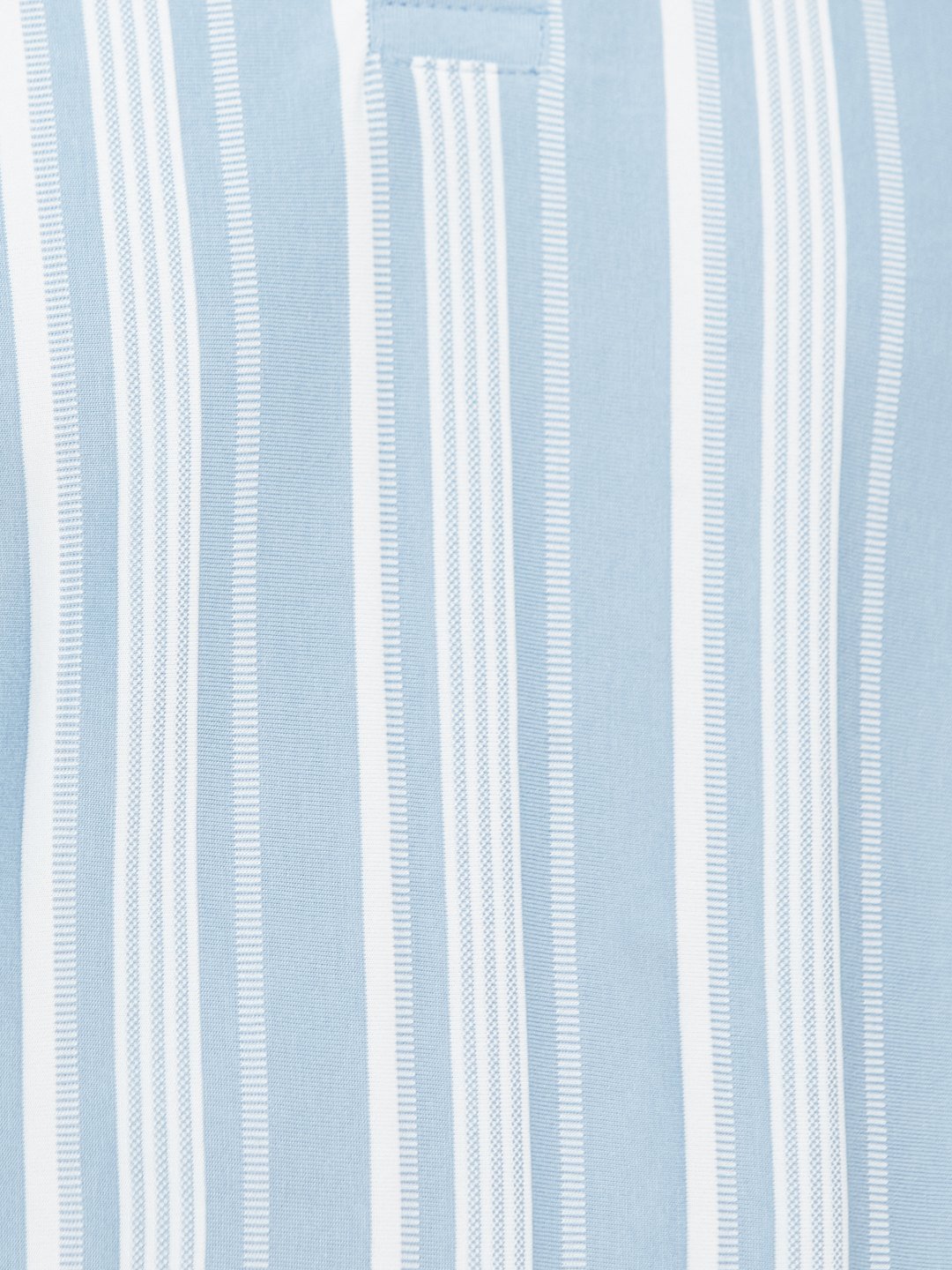 VERTICAL STRIPE POLO NECK T-SHIRT
