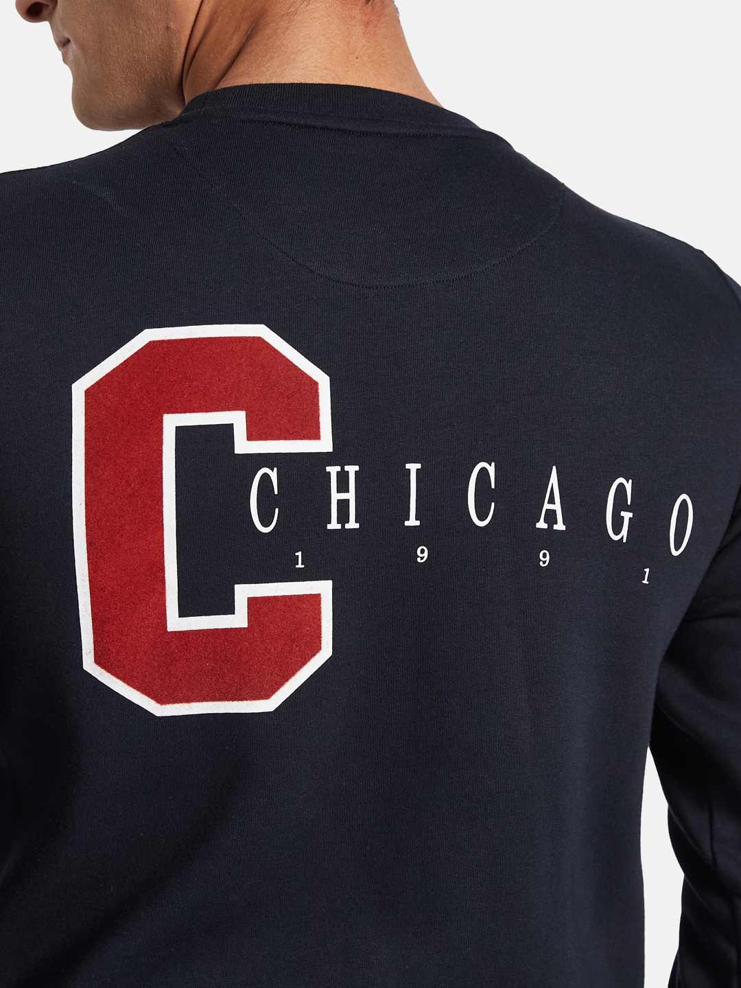 Octave Men Typography Printed Pullover Sweatshirt