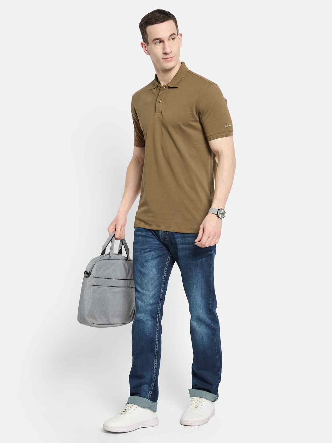 Octave Men Polo Collar T-shirt