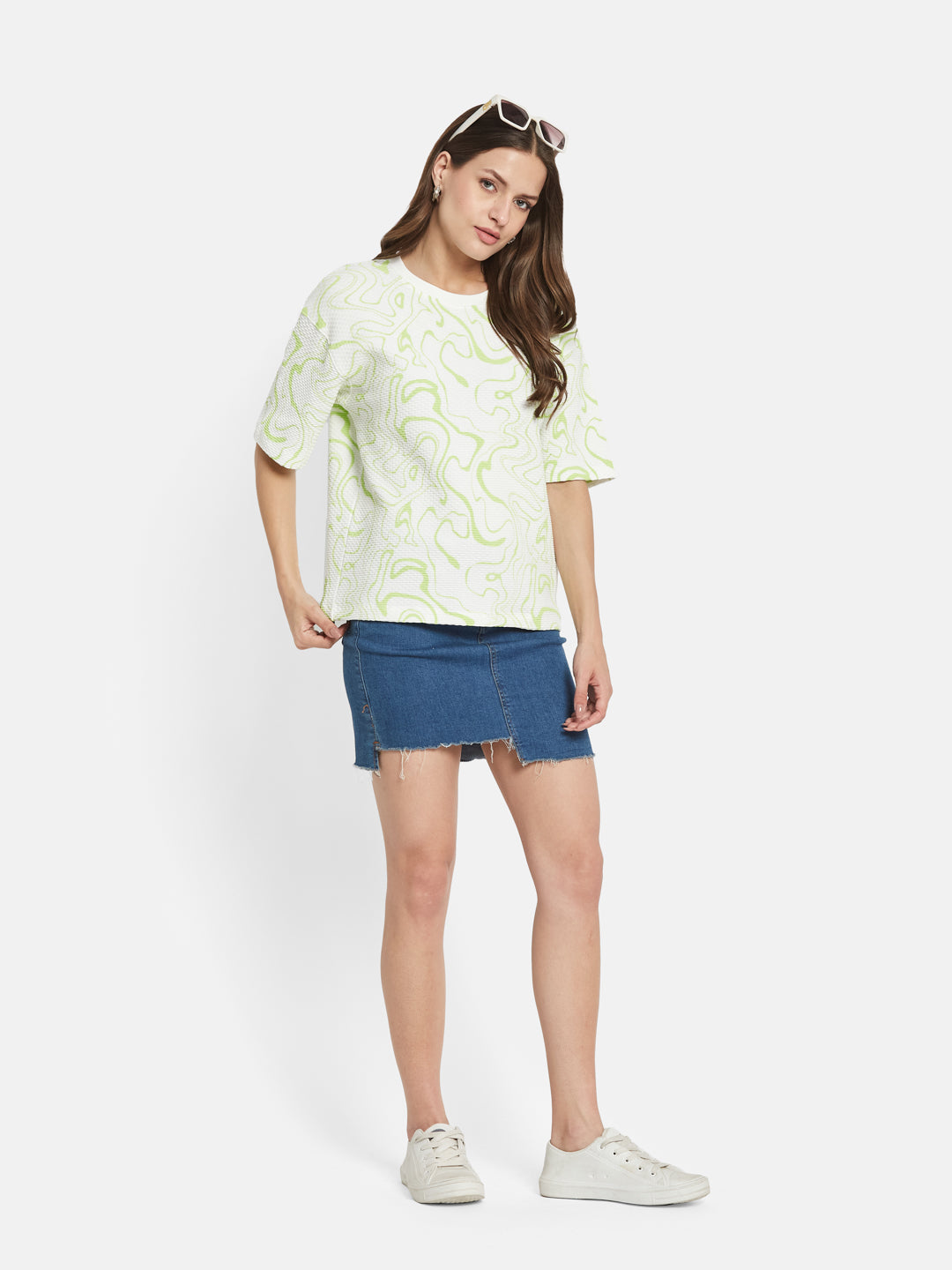METTLE Women Printed T-shirt