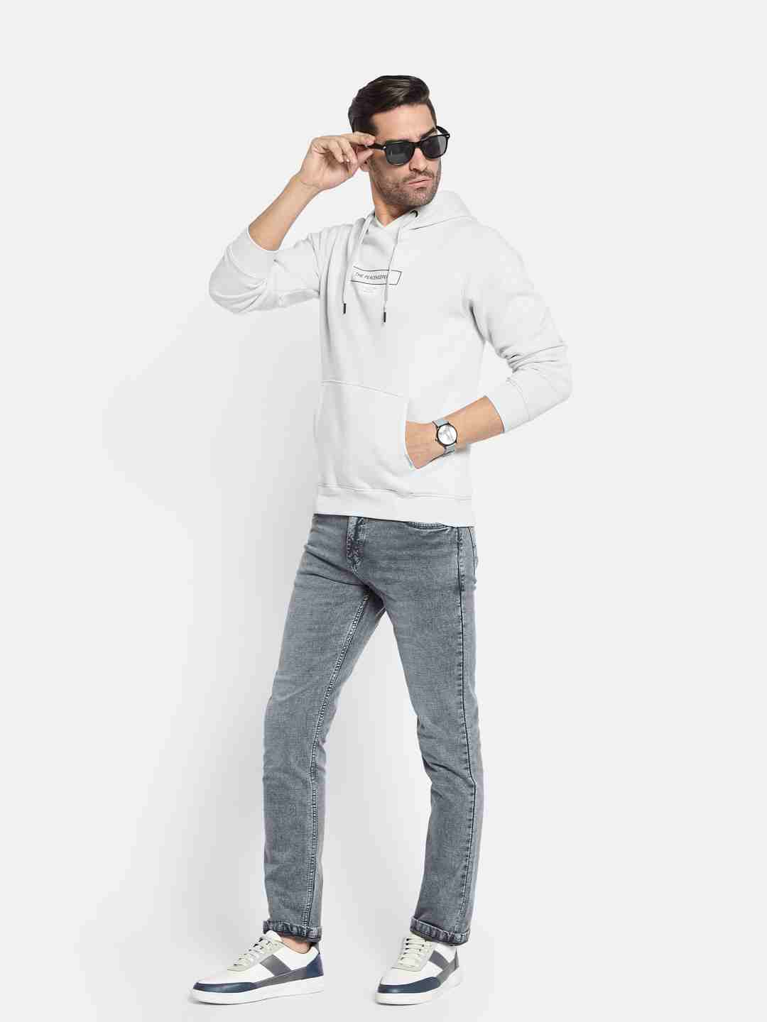 Octave Men Hooded Pullover Sweatshirt