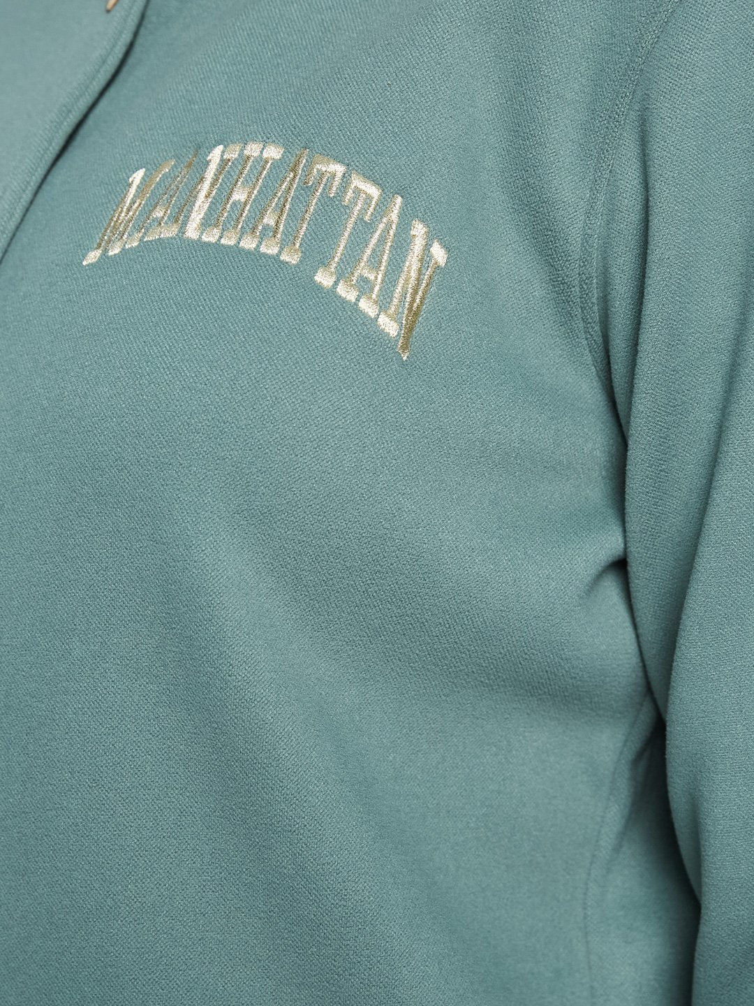 METTLE Women Mock Collar Sweatshirt