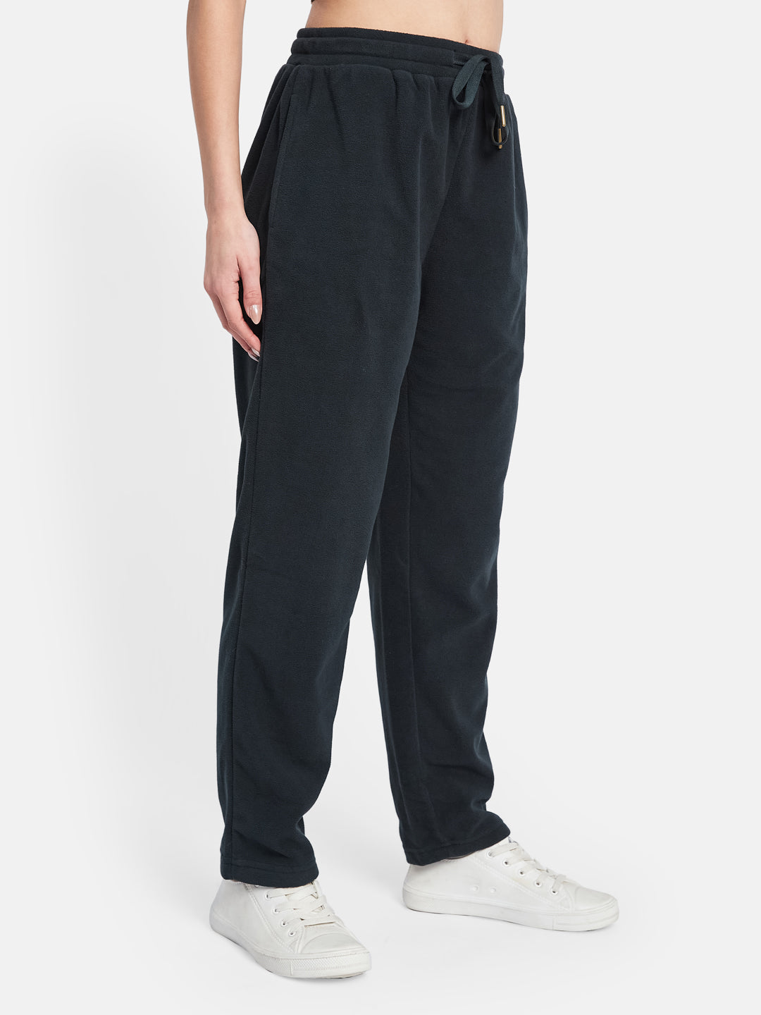 METTLE Women Cotton Mid Rise Track Pants