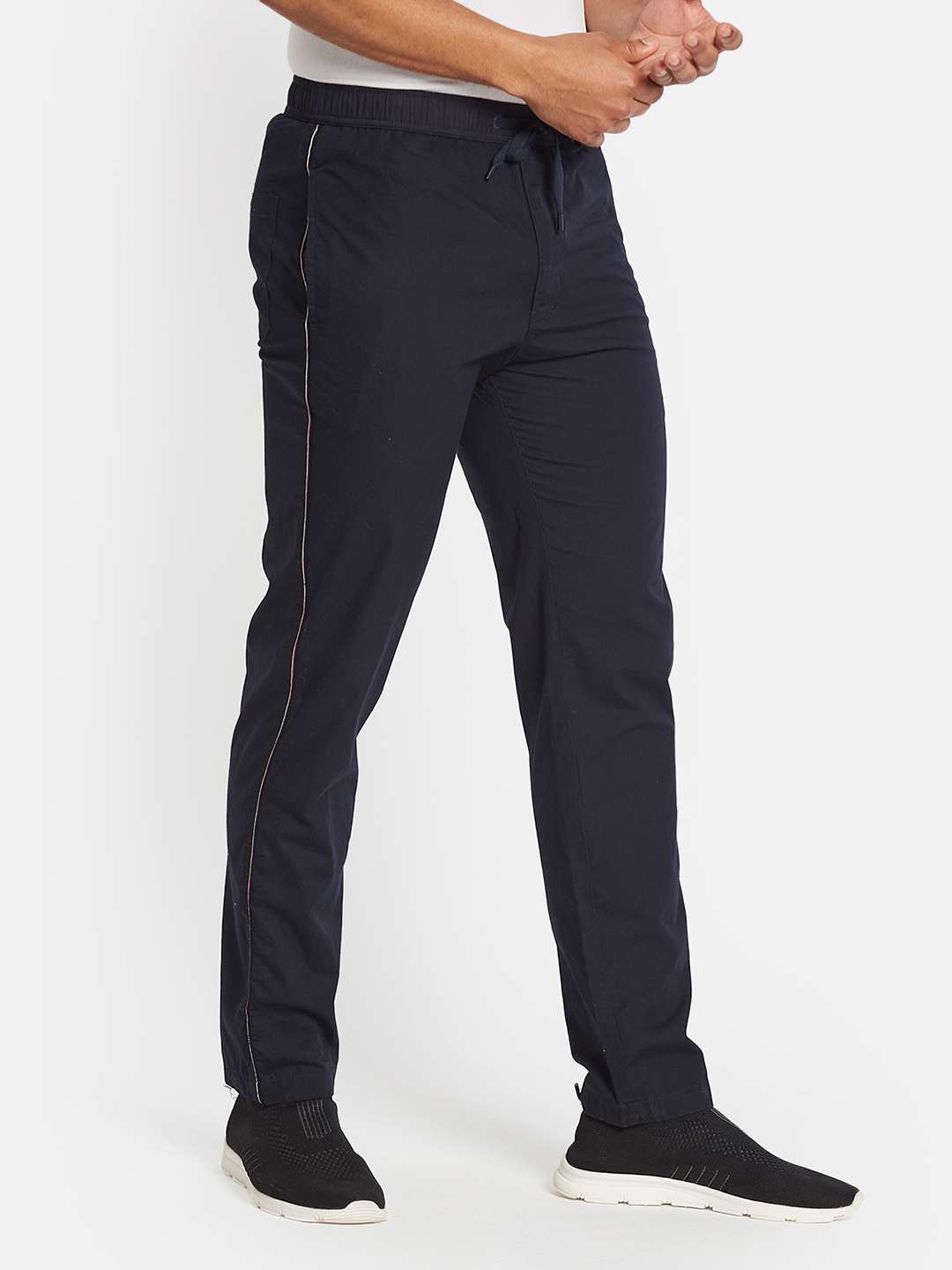 Octave AW24 Men Cotton Regular Fit Mid-Rise Track Pants