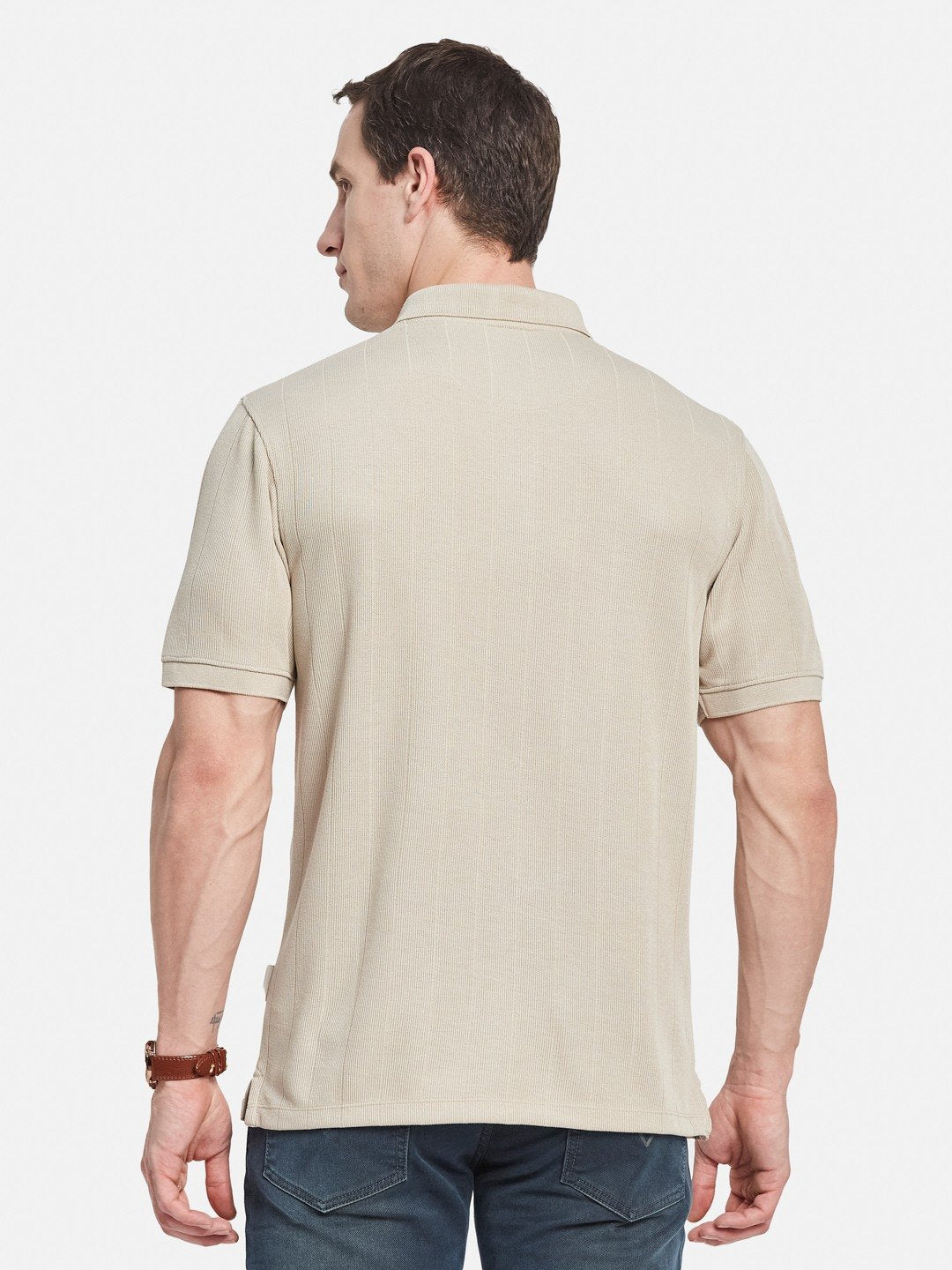 Octave Men Polo Collar T-shirt