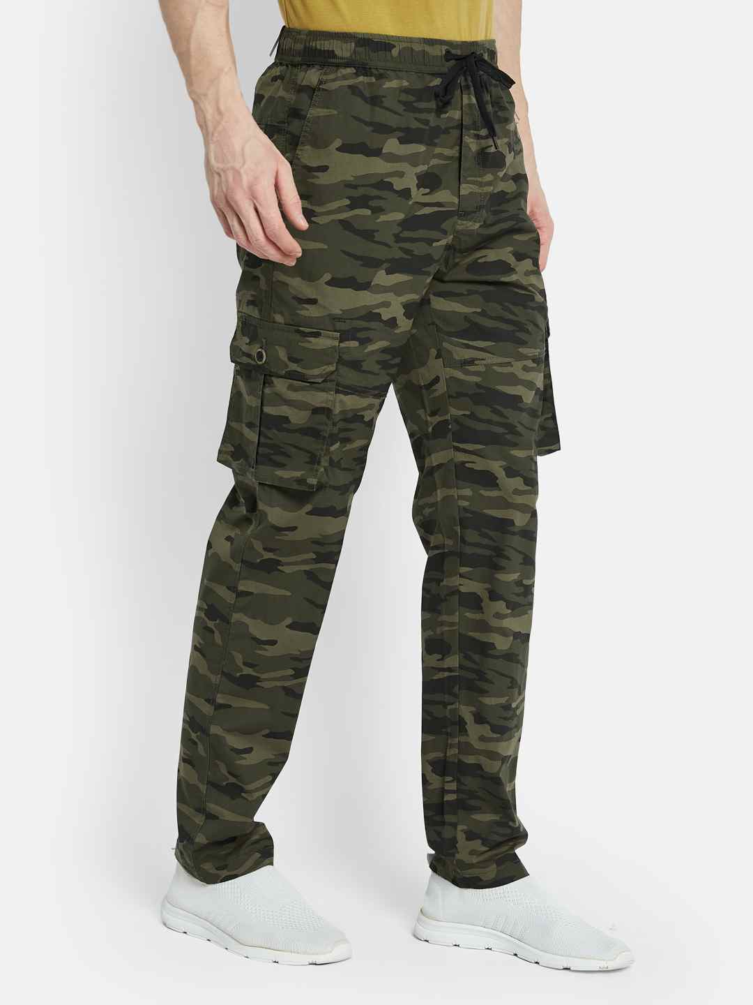 Octave Men Printed Cotton Track Pant