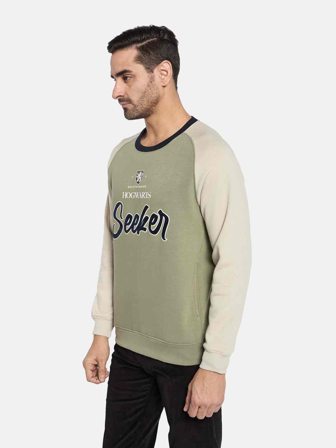 Octave Men Printed Pullover Sweatshirt