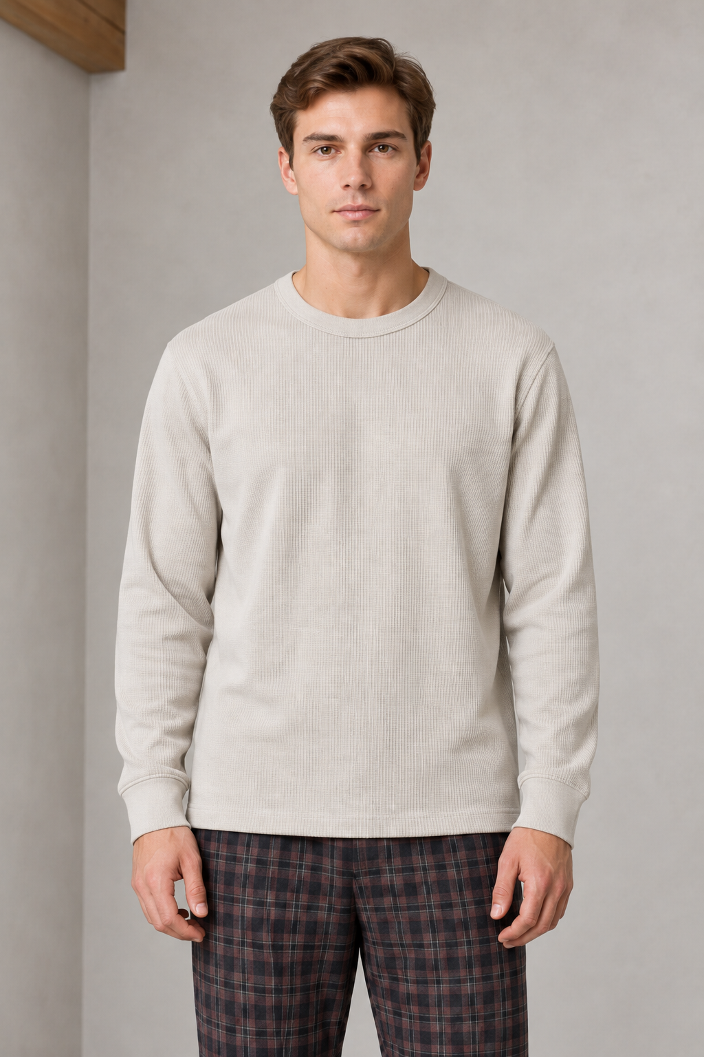 Men’s Mastic Flat Back Rib Pre-Winter Full Sleeve T-Shirt – Regular Fit