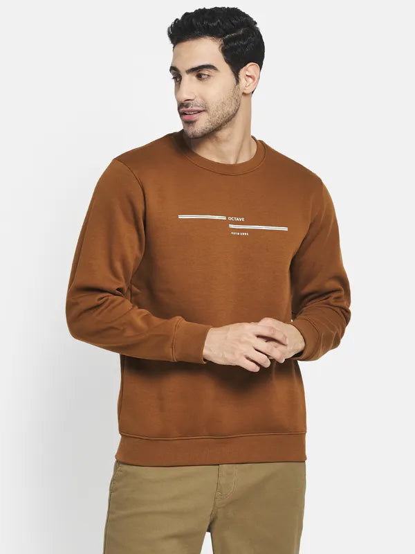 Men Brown Sweatshirt