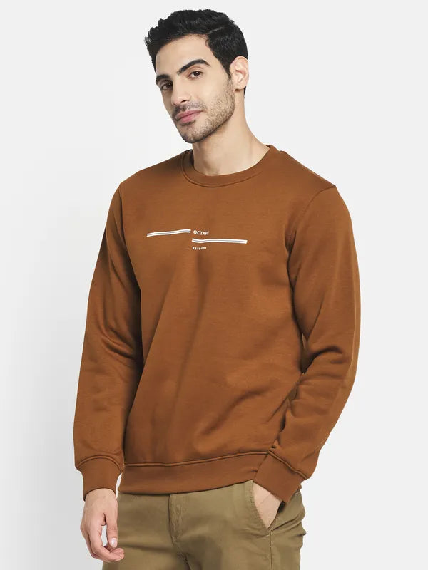Men Brown Sweatshirt