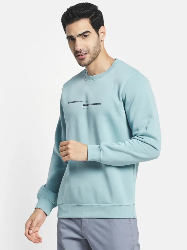 Men Blue Sweatshirt