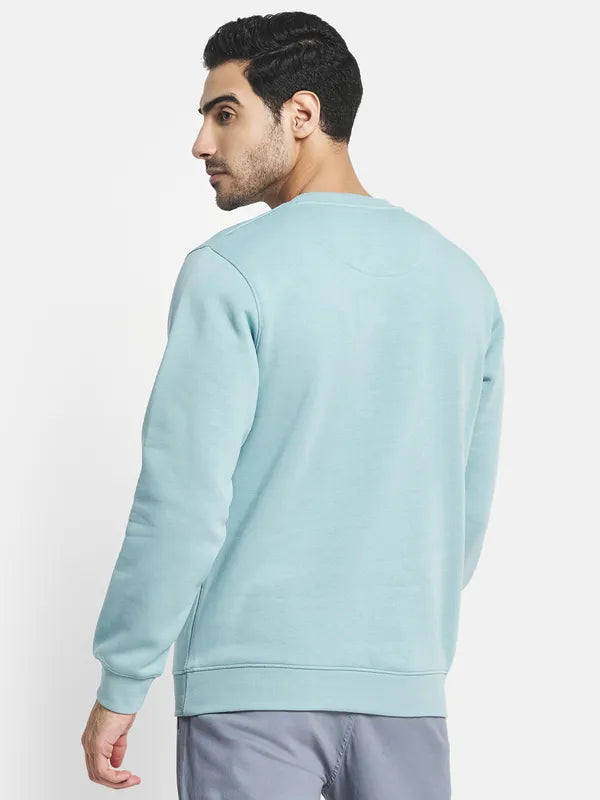 Men Blue Sweatshirt