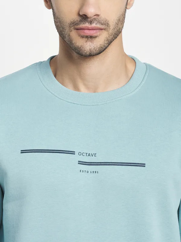 Men Blue Sweatshirt