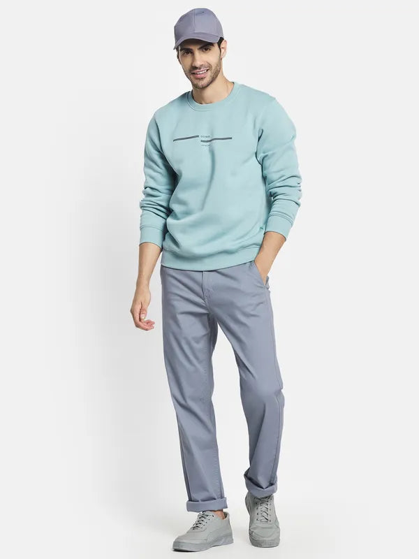 Men Blue Sweatshirt