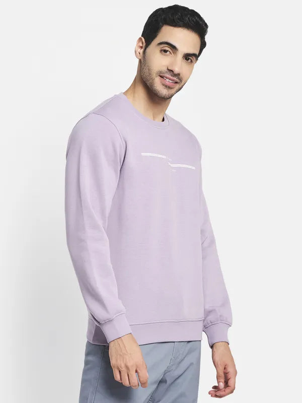 Men Purple Sweatshirt