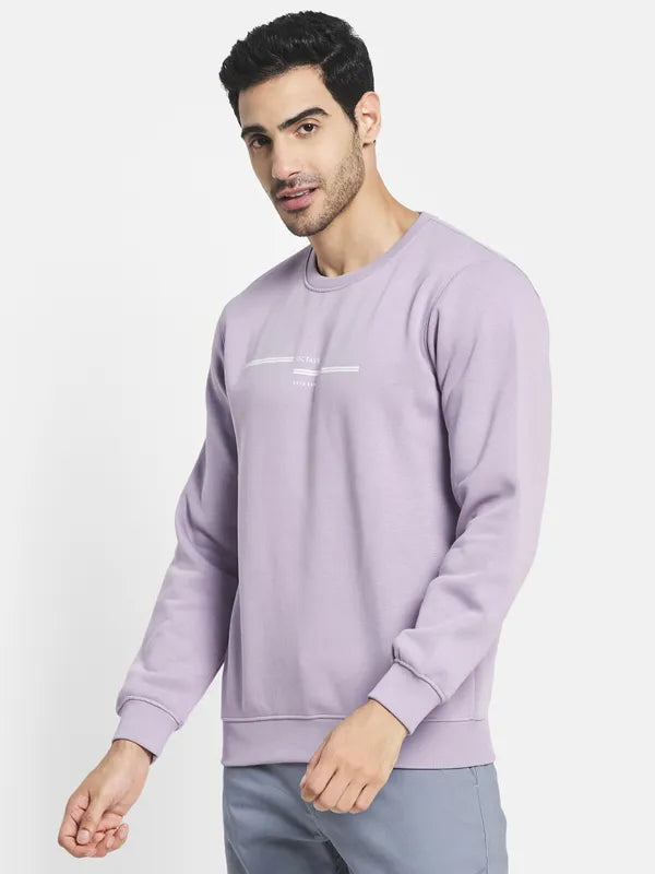 Men Purple Sweatshirt