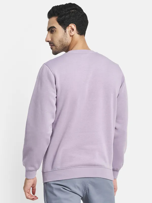 Men Purple Sweatshirt