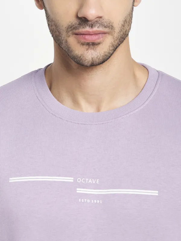 Men Purple Sweatshirt