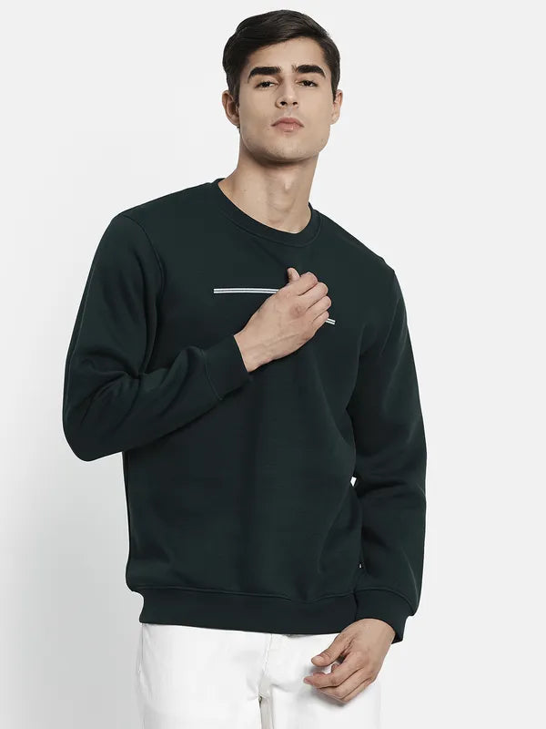 Men Green Sweatshirt