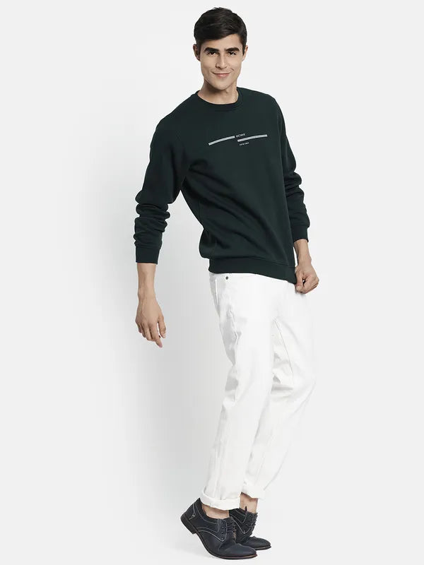 Men Green Sweatshirt