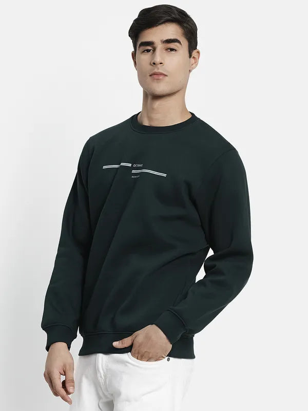 Men Green Sweatshirt