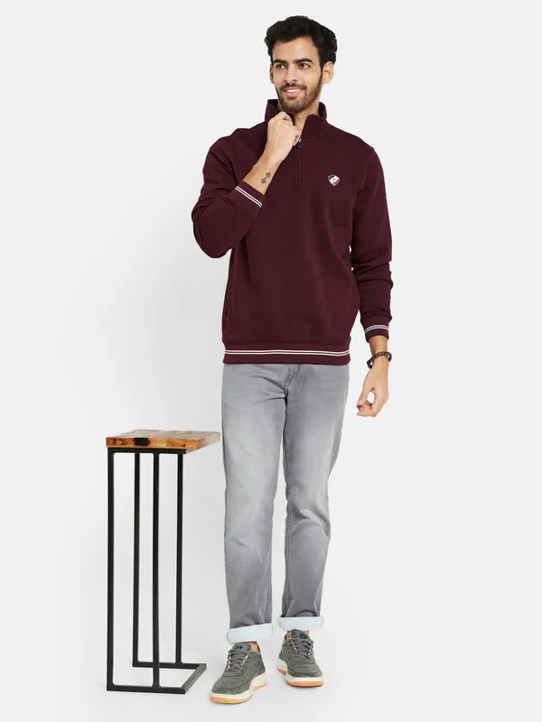 Octave High Neck Fleece Sweatshirt