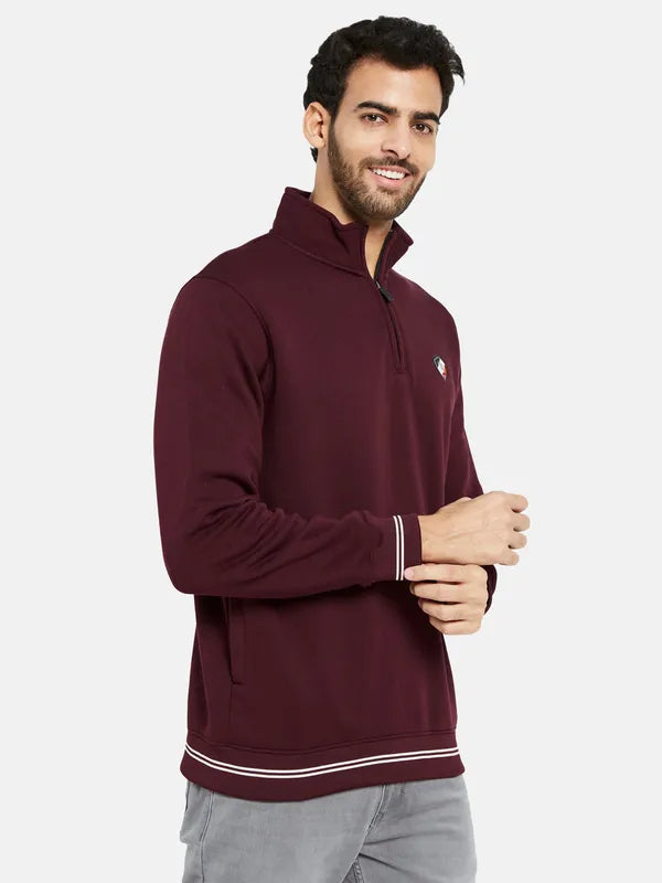 Octave High Neck Fleece Sweatshirt