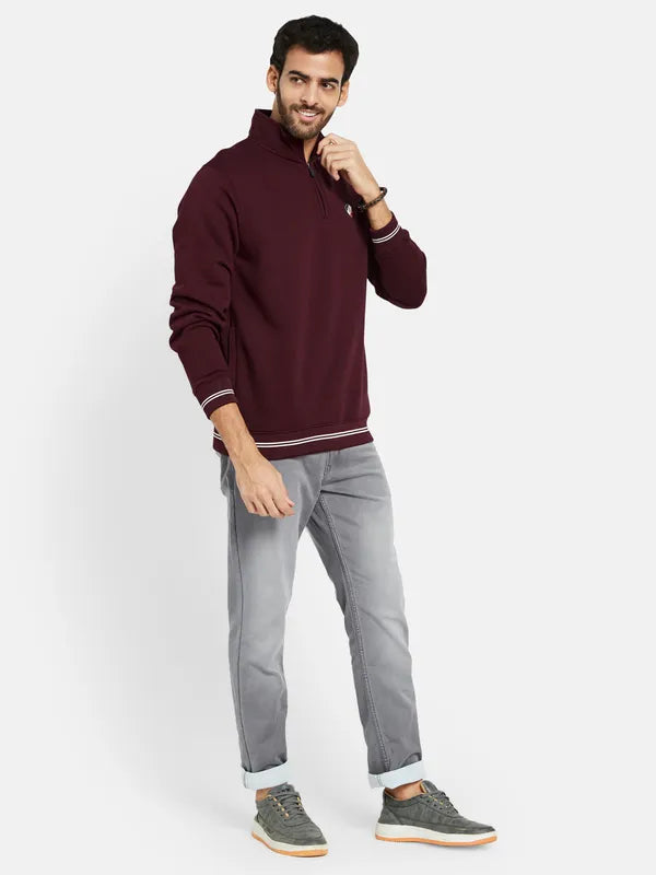 Octave High Neck Fleece Sweatshirt