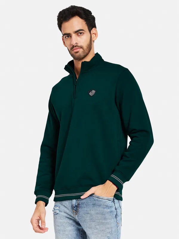Octave Men Green Sweatshirt