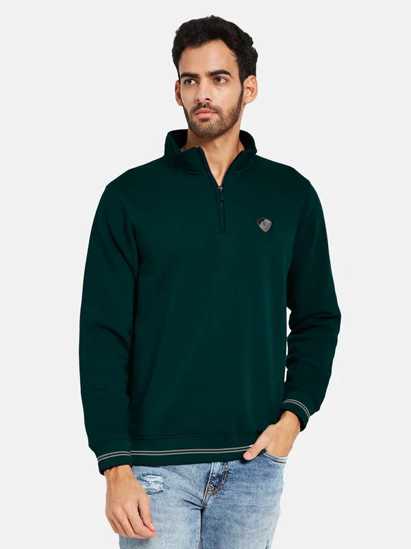 Octave Men Green Sweatshirt