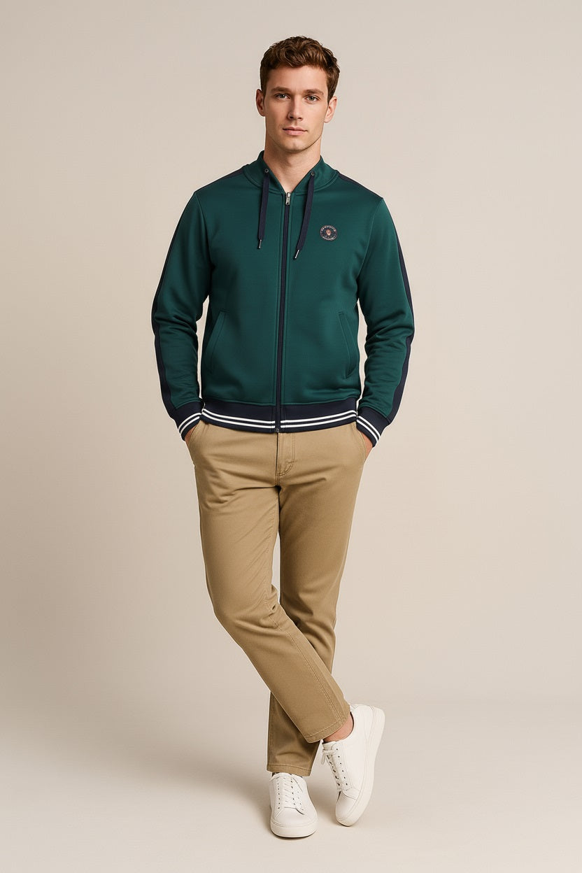 Octave Men Solid Hooded Sweatshirt