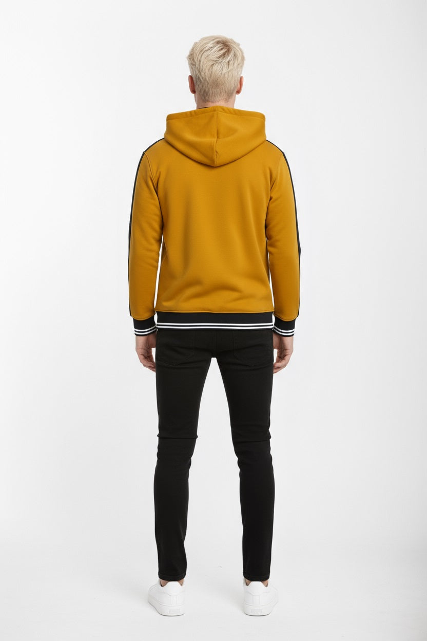 Octave Men Solid Hooded Sweatshirt