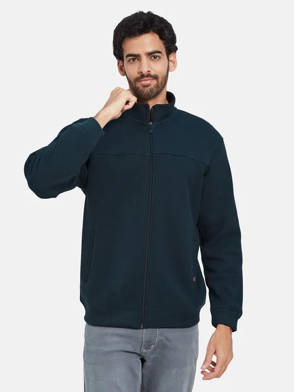 Octave Mock Neck Fleece Sweatshirt