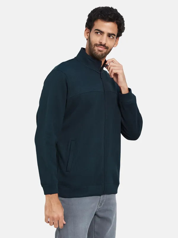 Octave Mock Neck Fleece Sweatshirt