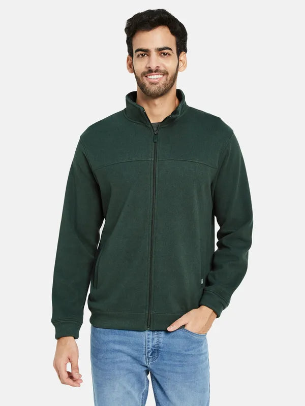 Octave Mock Collar Fleece Sweatshirt
