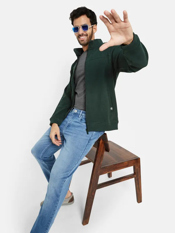 Octave Mock Collar Fleece Sweatshirt