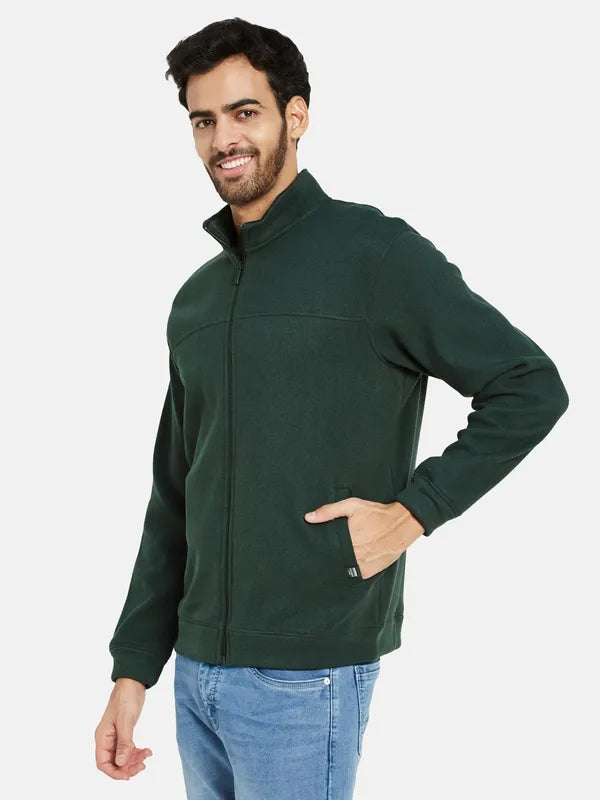 Octave Mock Collar Fleece Sweatshirt