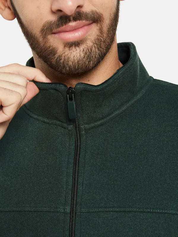 Octave Mock Collar Fleece Sweatshirt