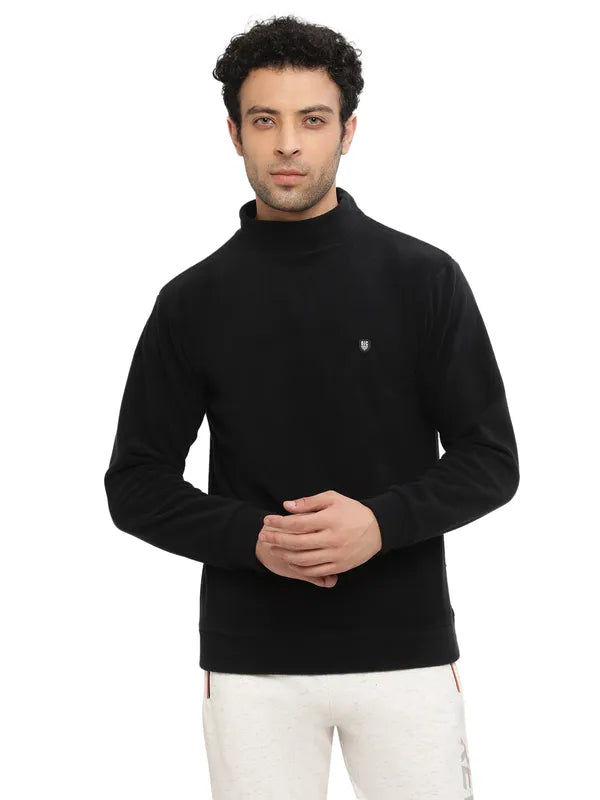 Octave Men Navy Blue Sweatshirt