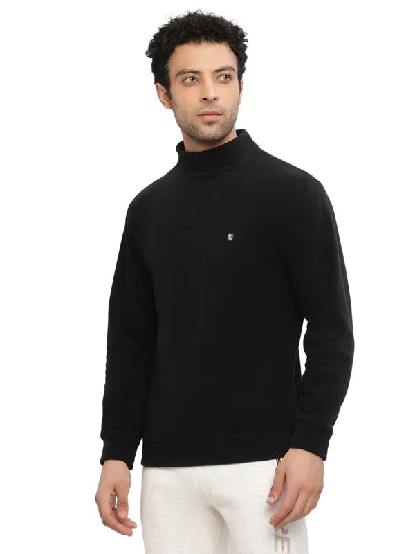 Octave Men Navy Blue Sweatshirt